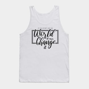 'Change The World' Human Trafficking Shirt Tank Top